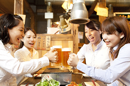 女性飲み放題　120分　1,500円